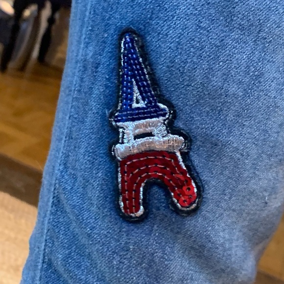 Rocks & Indigo Women’s Embellished Denim Jeans with Patches size 2/25 - Picture 6 of 10